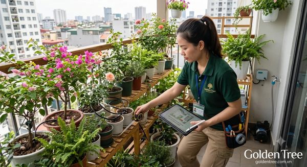 Khảo sát thiết kế hệ thống tưới cây tự động Hà Nội