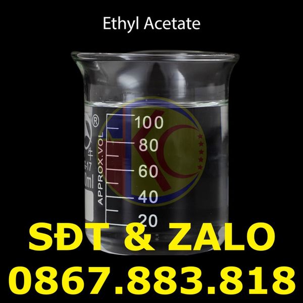 Ethyl Acetate C4H8O2 dạng chất lỏng trong suốt