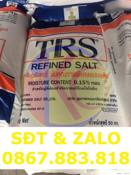 Hóa Chất Muối Tinh Khiết (NaCl) – Natri Clorua Thái Lan_1
