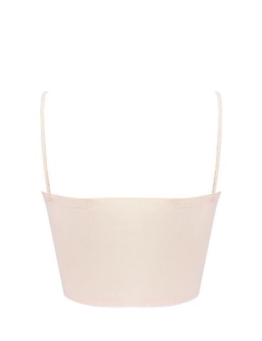 Áo ống hai dây mảnh iBasic không đường may mút mỏng - BRAY094