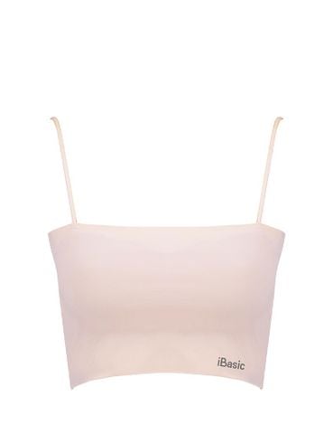 Áo ống hai dây mảnh iBasic không đường may mút mỏng - BRAY094