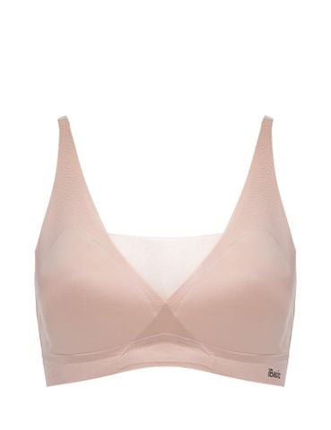 Áo ngực nữ su không đường may iBasic mút mỏng phối ren bralette không lộ viền - BRAY112