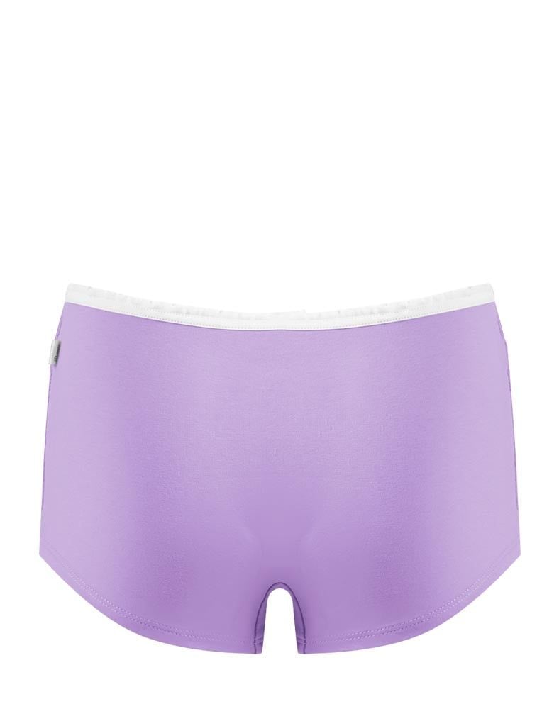 Hộp 3 quần lót bé gái iBasic cotton USA kháng khuẩn boyshort hoạ tiết - PANG020