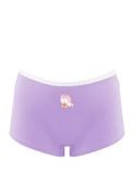 Hộp 3 quần lót bé gái iBasic cotton USA kháng khuẩn boyshort hoạ tiết - PANG020