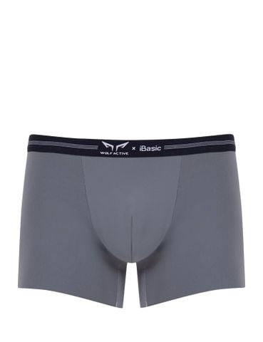 Quần lót nam thể thao Wolf Active x iBasic phom trunk không đường may freecut - PANM151