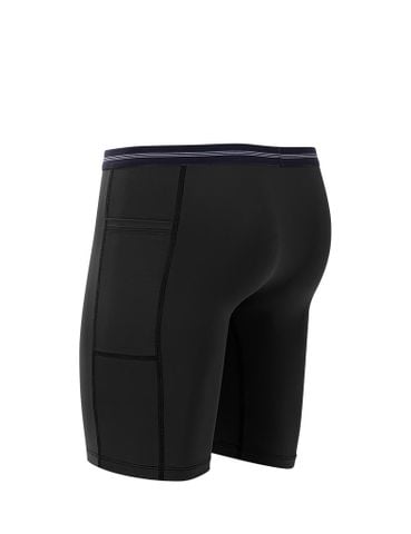 Quần lót nam thể thao Wolf Active x iBasic airy thoáng khí phom boxer dài có túi - PANM154