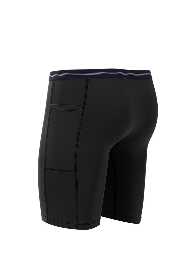 Quần lót nam thể thao Wolf Active x iBasic airy thoáng khí phom boxer dài có túi - PANM154
