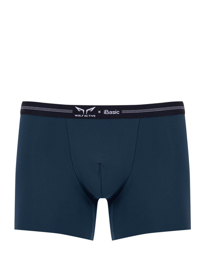 Quần lót nam thể thao Wolf Active x iBasic airy thoáng khí phom trunk không đường may freecut - PANM155