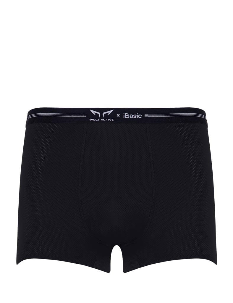 Quần lót nam thể thao Wolf Active x iBasic airy thoáng khí phom trunk không đường may - PANM156