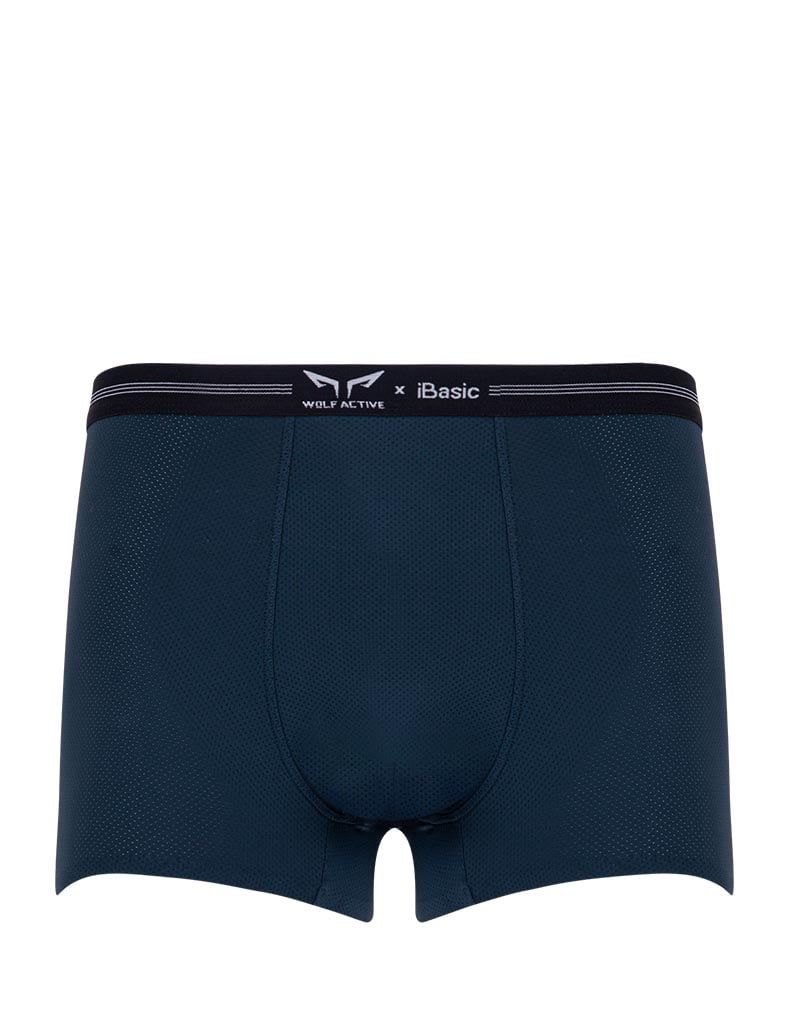 Quần lót nam thể thao Wolf Active x iBasic airy thoáng khí phom trunk không đường may - PANM156
