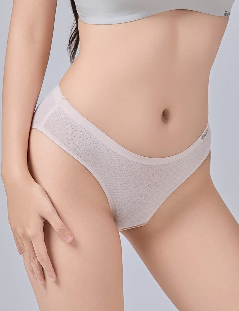 Quần lót nữ iBasic lưng thấp phom bikini bonding thoáng khí không đường may - PANW161