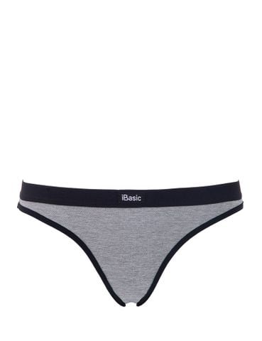 Quần lót nữ iBasic thun lạnh air thoáng mát thêu logo phom bikini Young & Free - PANY106-1