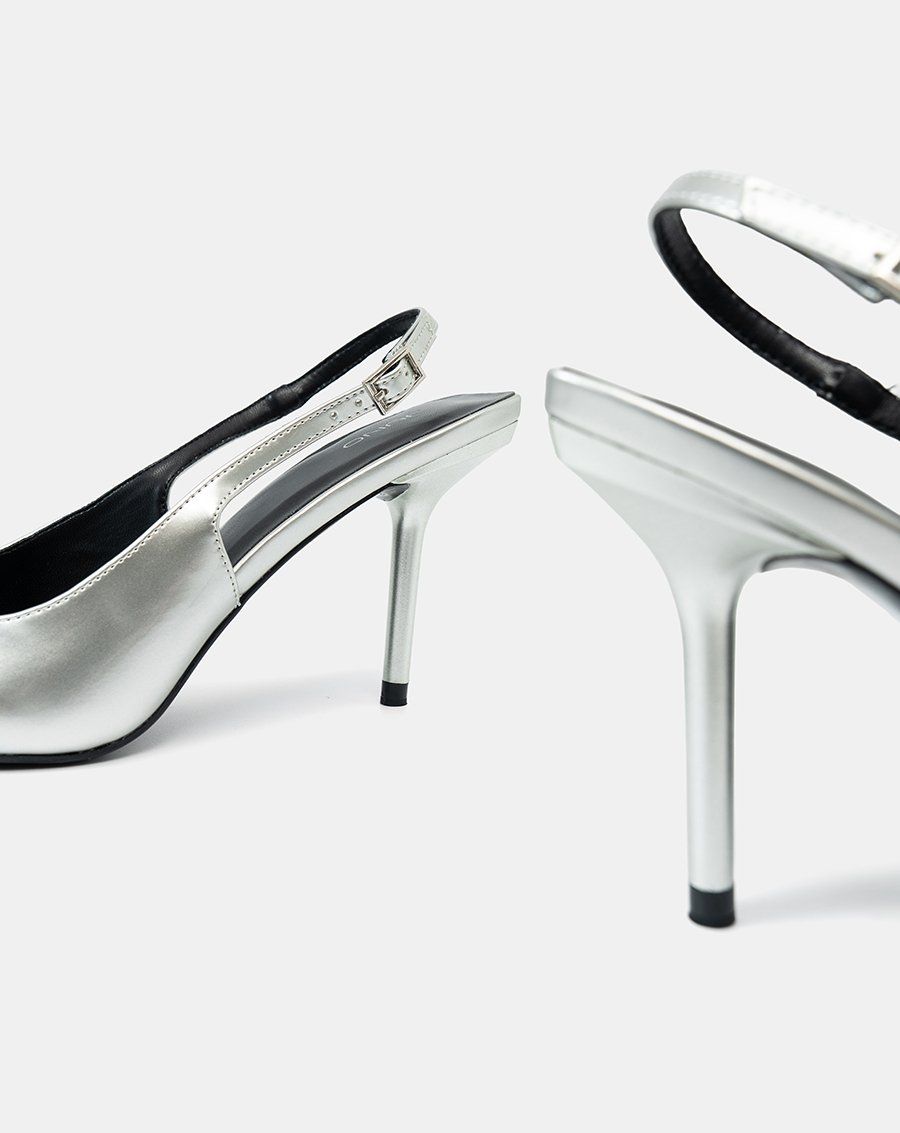 Giày Cao Gót Slingback Gót Nhọn