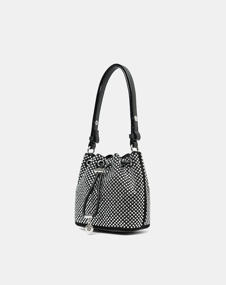 Túi Xách Nhỏ Bucket Đính Hạt Glamorous