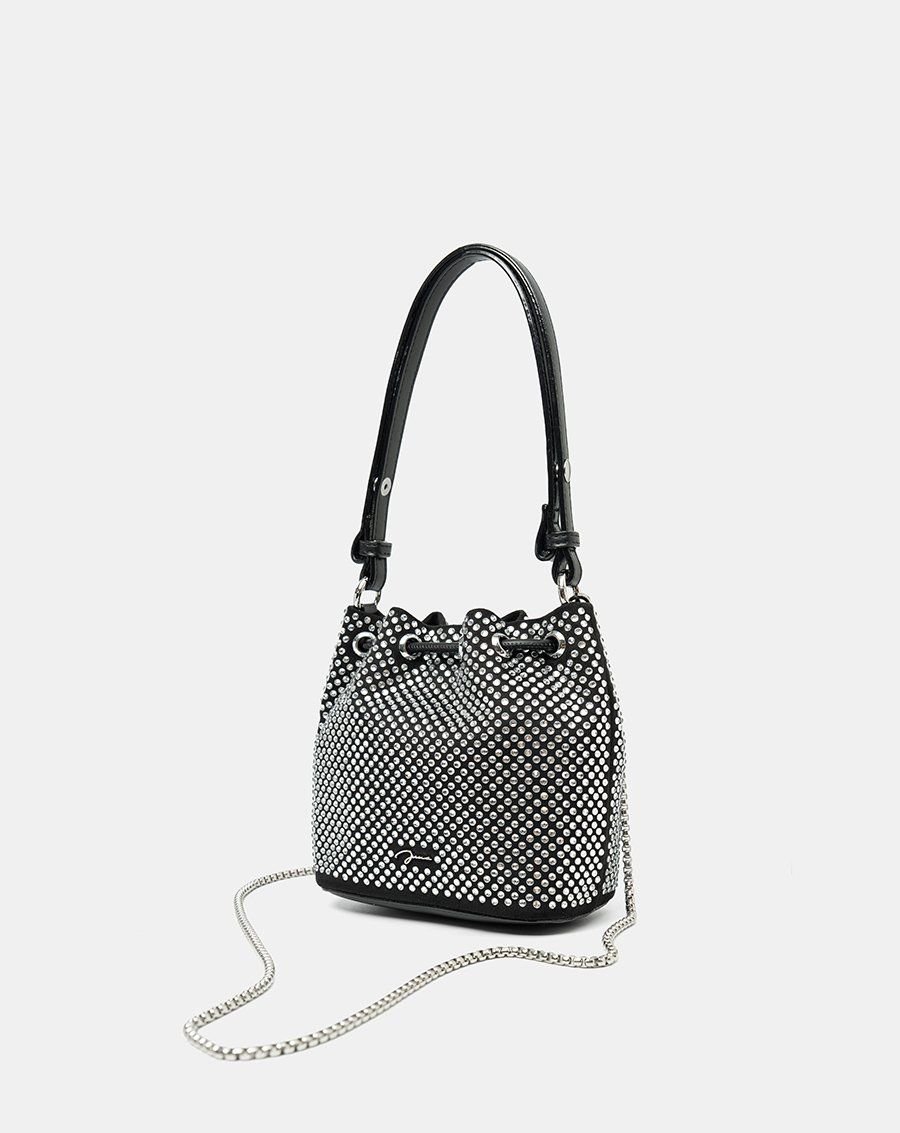 Túi Xách Nhỏ Bucket Đính Hạt Glamorous