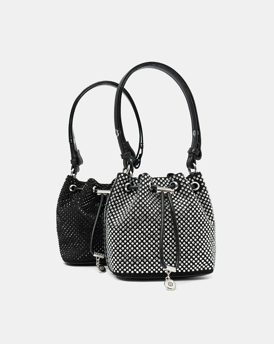 Túi Xách Nhỏ Bucket Đính Hạt Glamorous