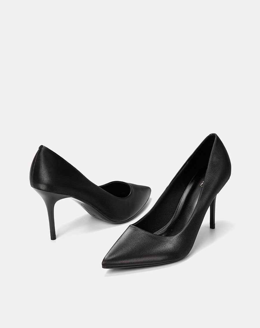 Giày Cao Gót Pump Gót Thanh Tối Giản
