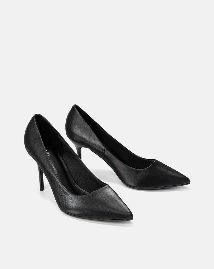 Giày Cao Gót Pump Gót Thanh Tối Giản