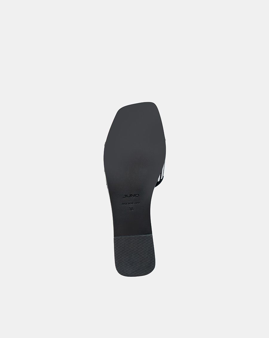 Giày Sandal Quai Dệt Pattern Sọc
