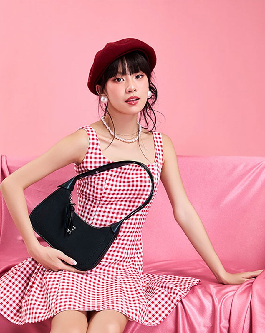 Túi Xách Nhỏ Croissant Trang Trí Charm