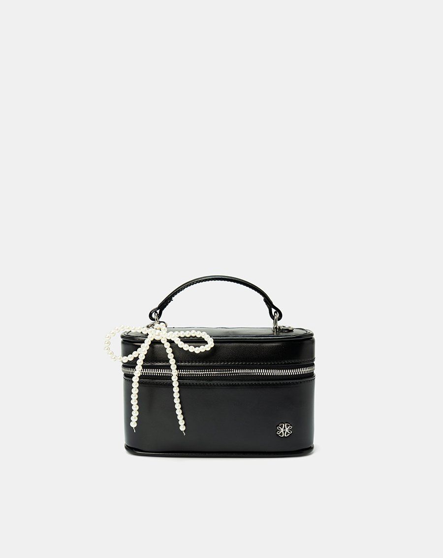 Túi Xách Nhỏ Vanity Bag Phối Charm Nơ