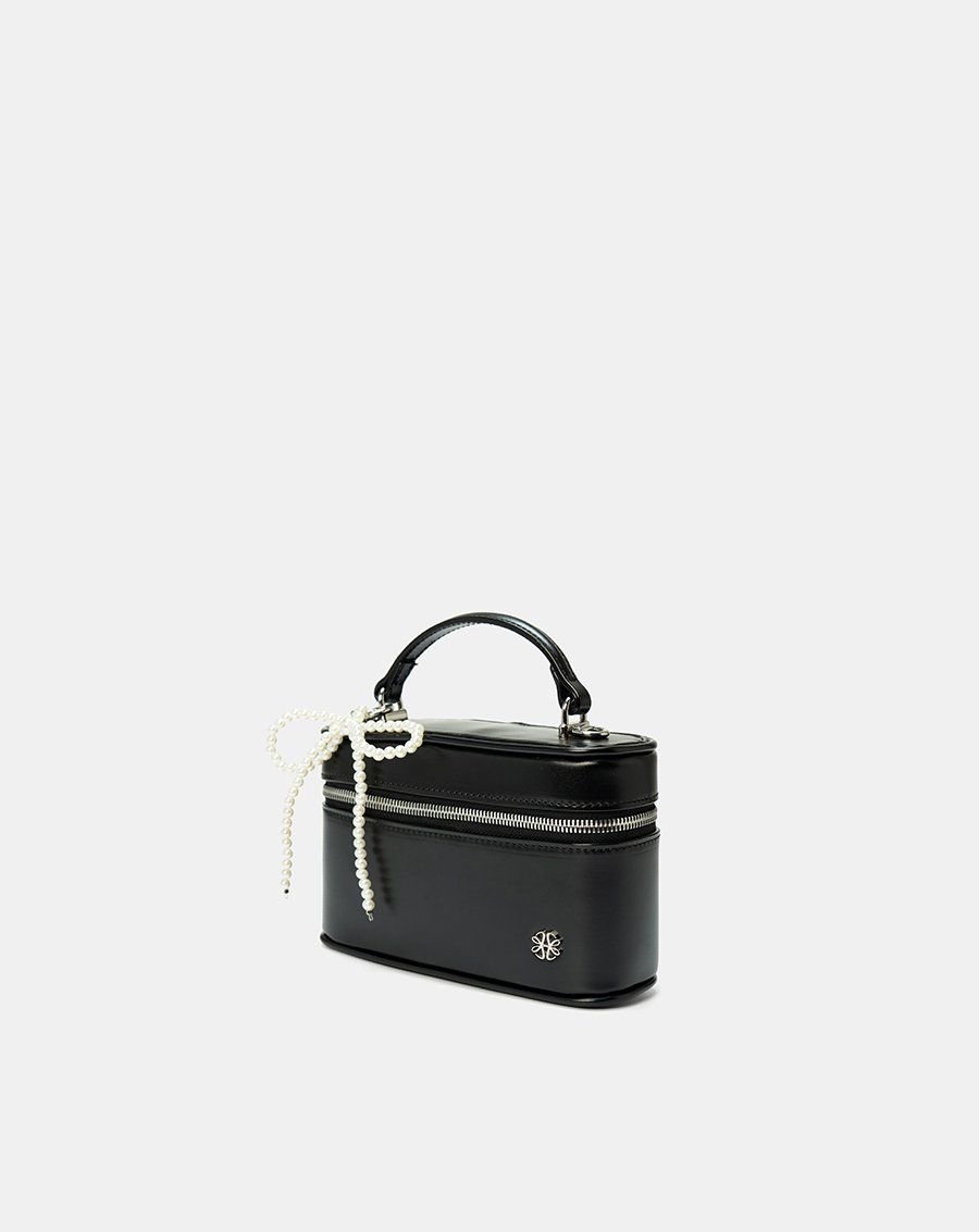 Túi Xách Nhỏ Vanity Bag Phối Charm Nơ
