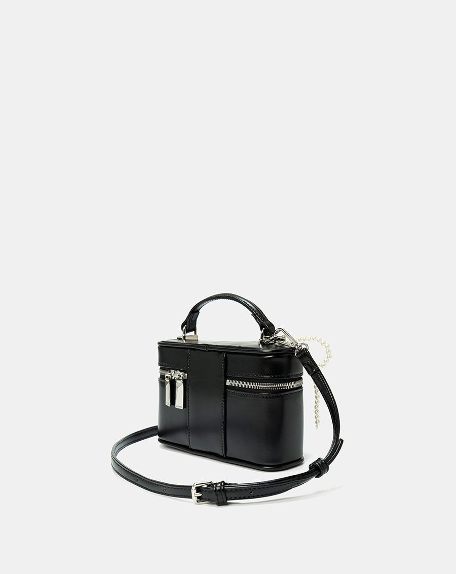 Túi Xách Nhỏ Vanity Bag Phối Charm Nơ