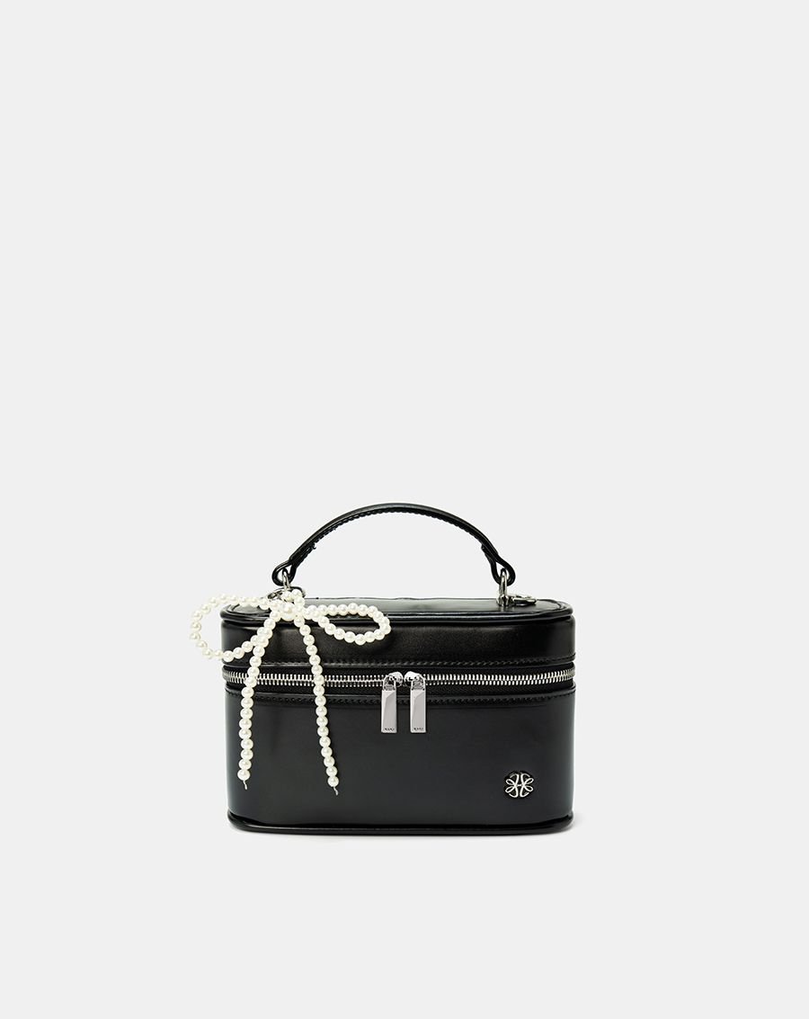 Túi Xách Nhỏ Vanity Bag Phối Charm Nơ