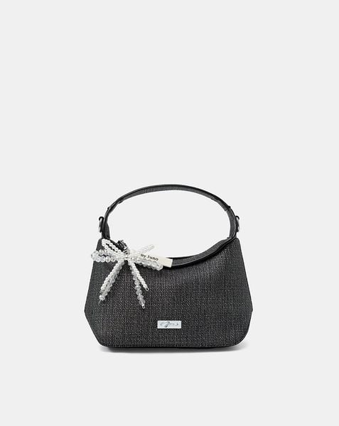 Túi Xách Nhỏ Top Handle Trang Trí Charm Nơ