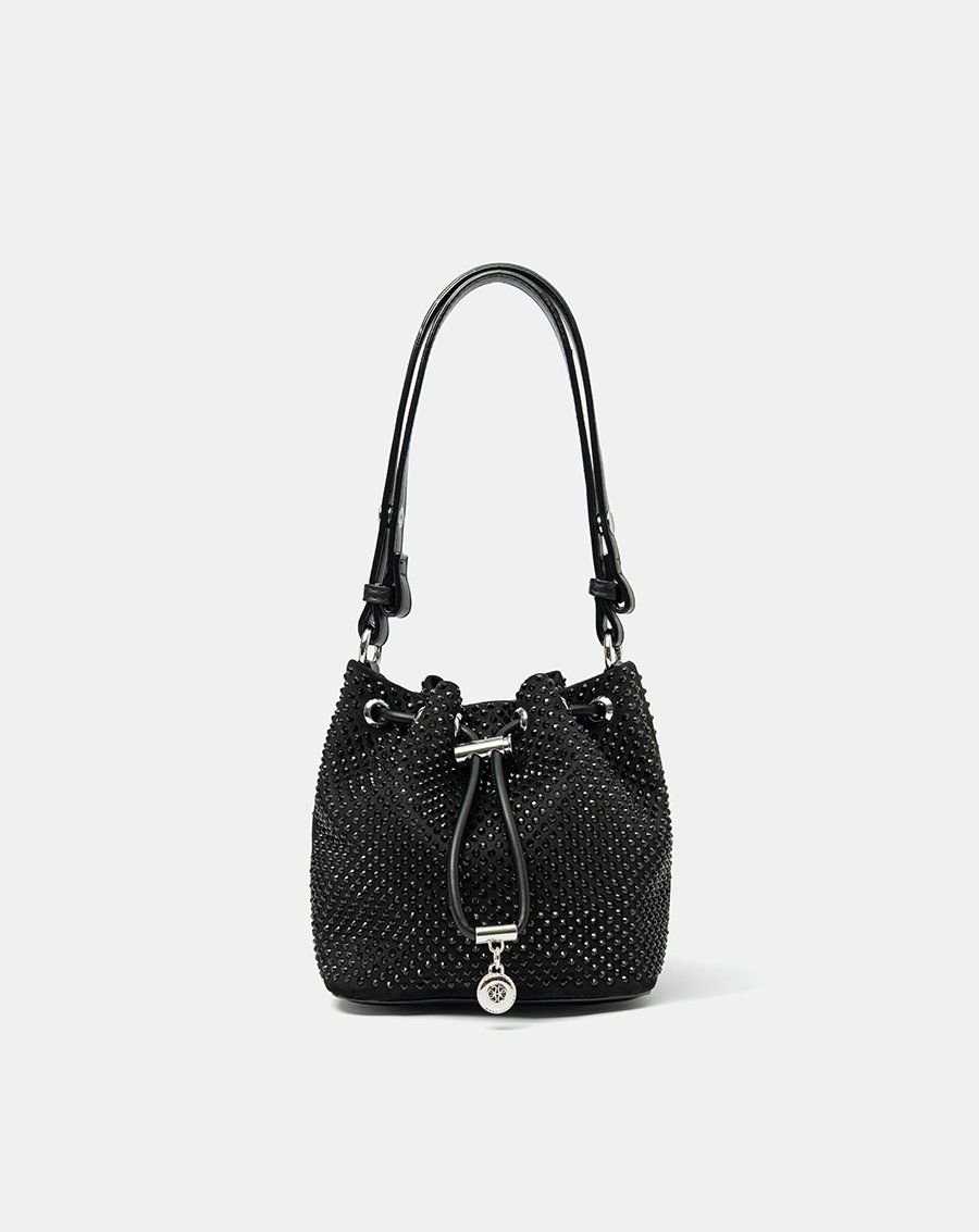 Túi Xách Nhỏ Bucket Đính Hạt Glamorous