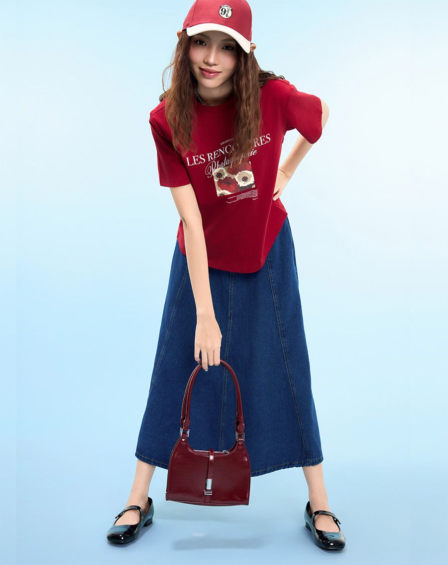 Túi Xách Nhỏ Đeo Vai Trang Trí Khoá