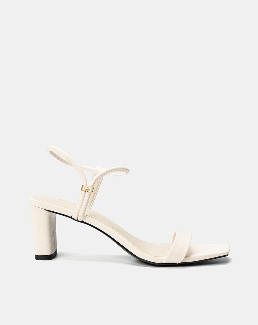 Giày Sandal Gót Cao Quai Ngang