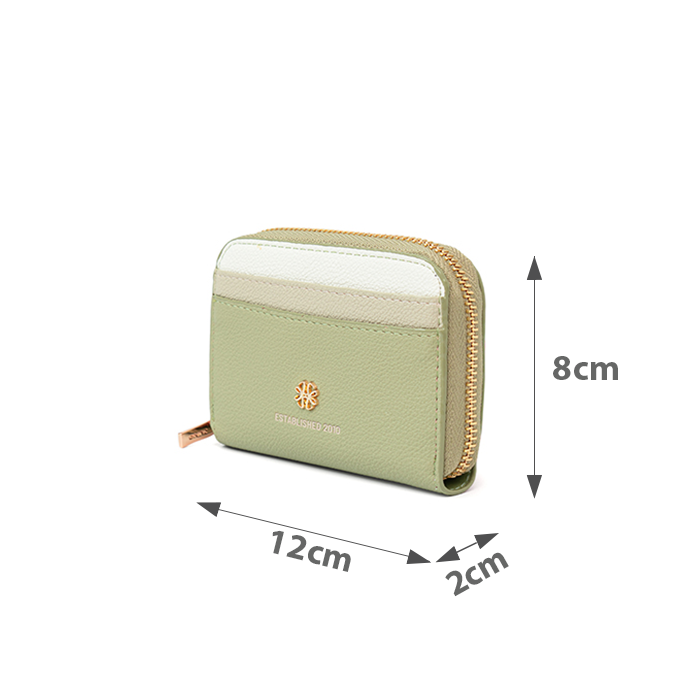 Ví Ví Ngắn Cầm Tay Có Dây Kéo