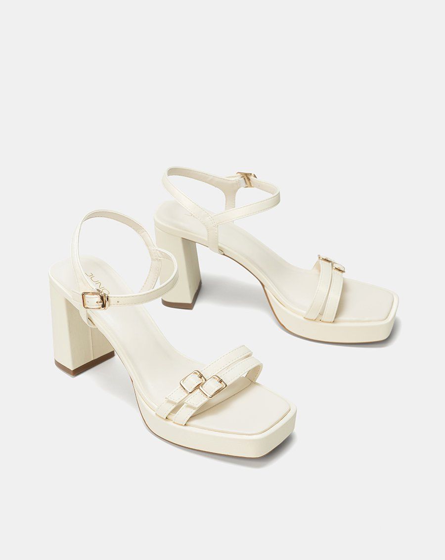 Giày Sandal Đế Đúp Phối Hai Quai Buckle