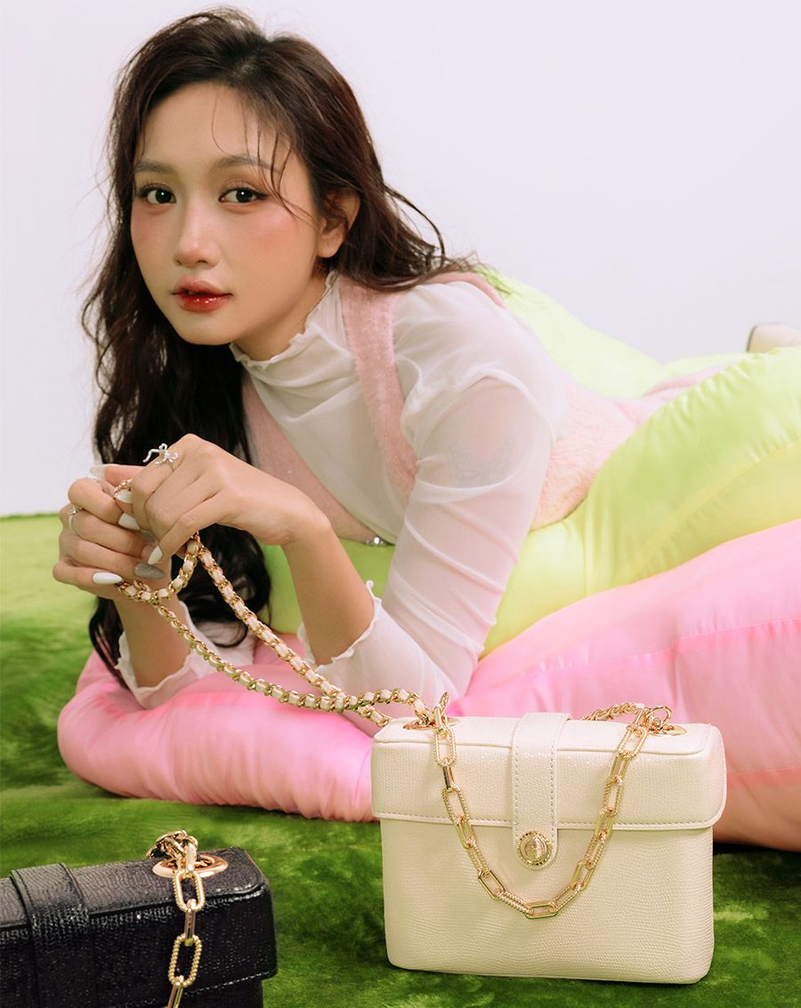 Túi Xách Nhỏ Túi Hộp Fleur