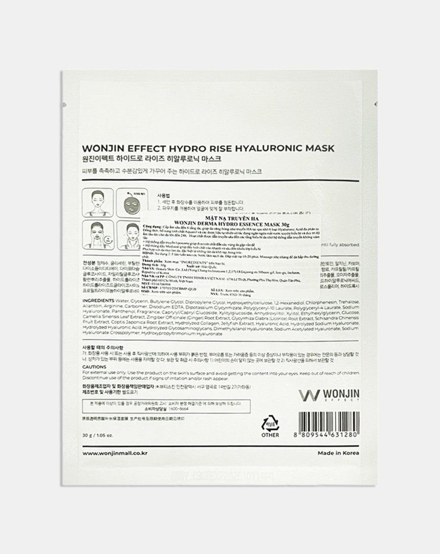 MN WONJIN Hydro Rise Hyaluronic Mask