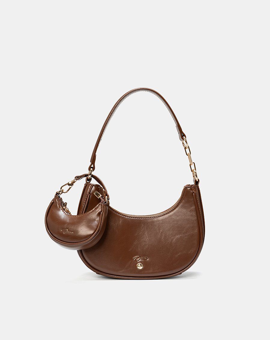 Túi Xách Nhỏ Hobo Coffee