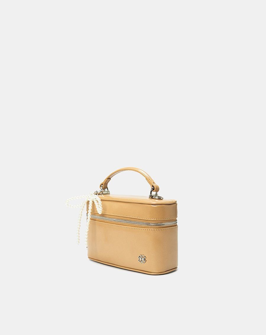 Túi Xách Nhỏ Vanity Bag Phối Charm Nơ