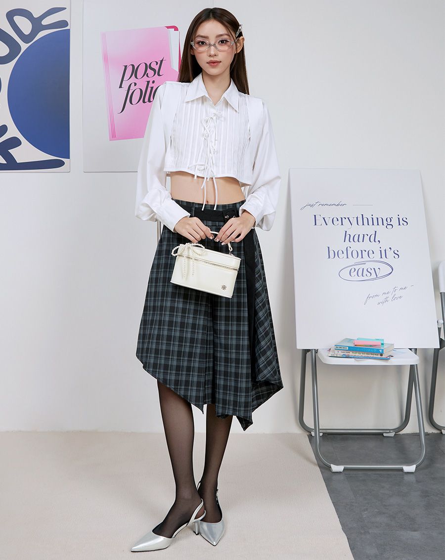 Túi Xách Nhỏ Vanity Bag Phối Charm Nơ
