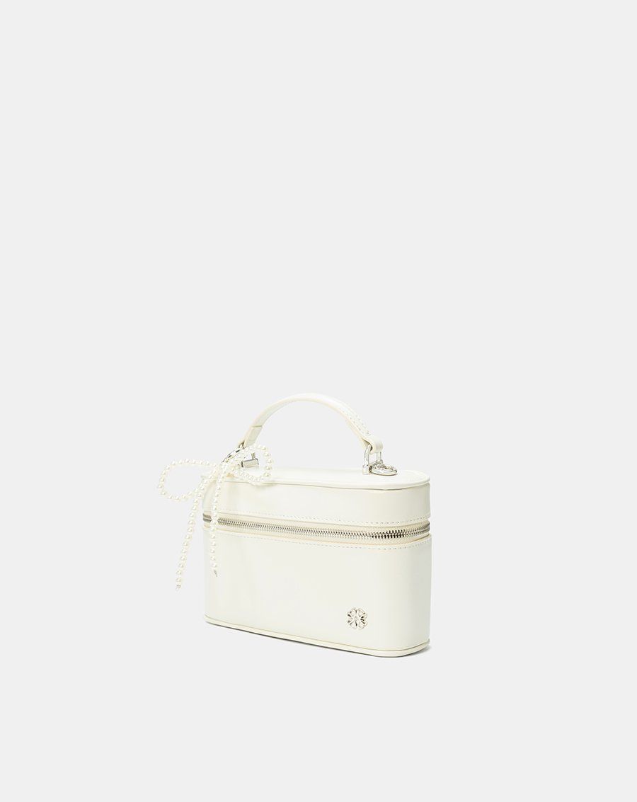 Túi Xách Nhỏ Vanity Bag Phối Charm Nơ