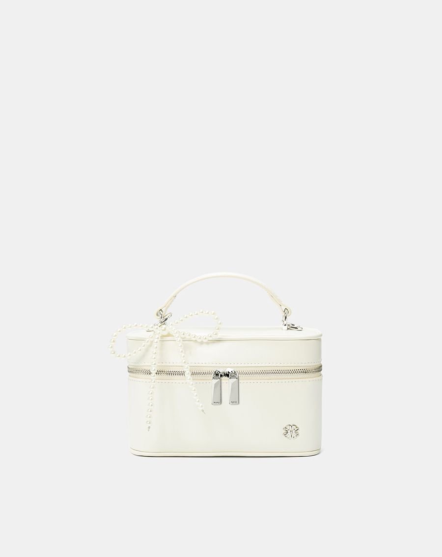 Túi Xách Nhỏ Vanity Bag Phối Charm Nơ