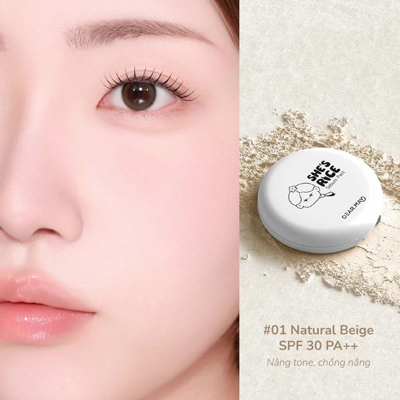 Phấn Phủ Dearmay Dạng Nén Kiềm Dầu She'S Rice Sebum Pact 12g