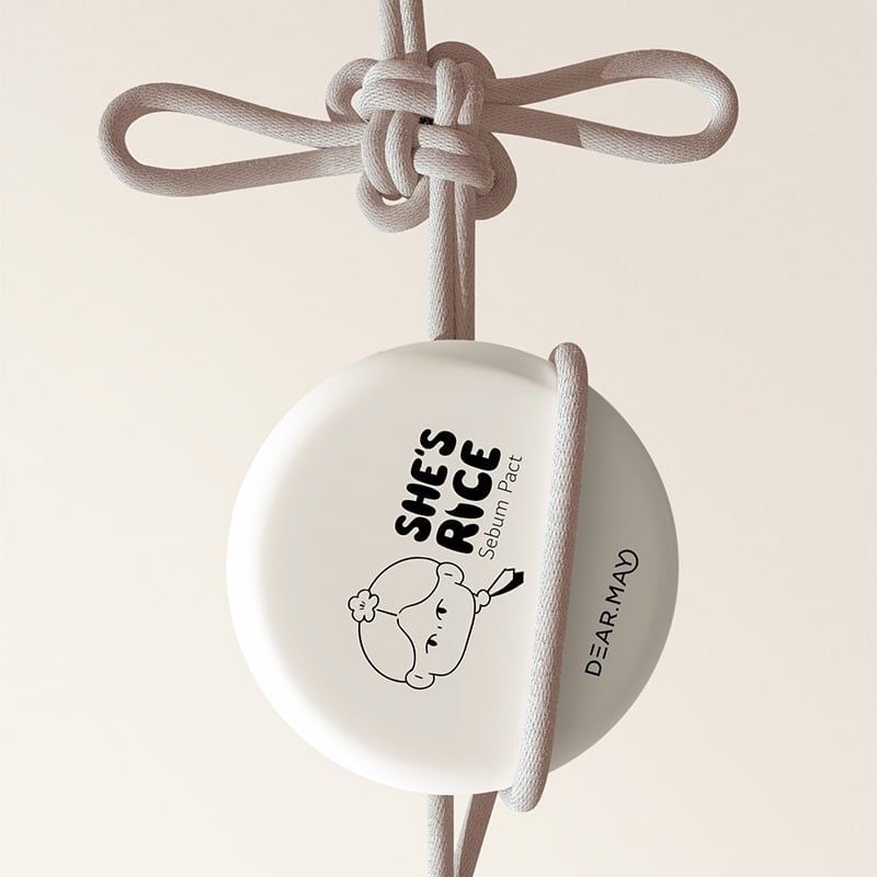 Phấn Phủ Dearmay Dạng Nén Kiềm Dầu She'S Rice Sebum Pact 12g