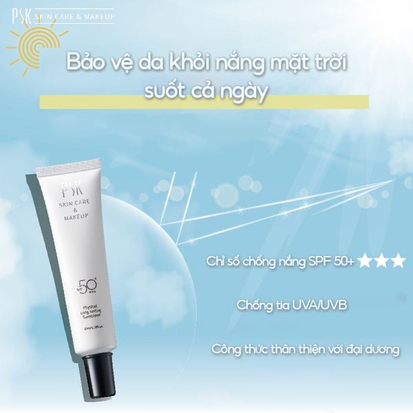 Kem Chống Nắng PSK Vật Lý Lâu Trôi Physical Long-Lasting Sunscreen SPF50+ 35ml