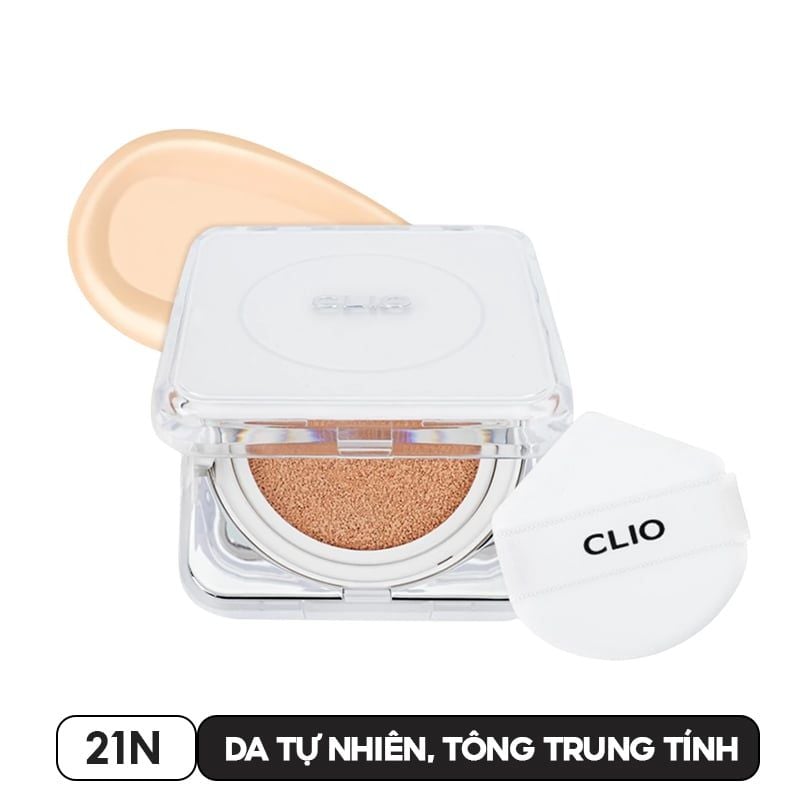 Phấn Nước Clio Mỏng Nhẹ, Che Khuyết Điểm Tốt Kill Cover Founwear Cushion The Original Mini SPF50+/PA+++ 5g