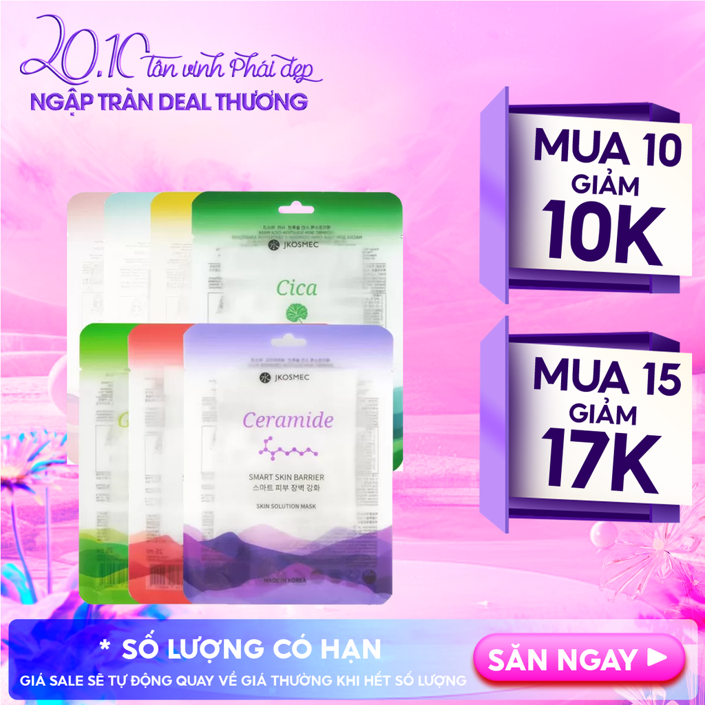 Mặt Nạ Jkosmec Cải Thiện Các Vấn Đề Làn Da Skin Solution Mask 25ml