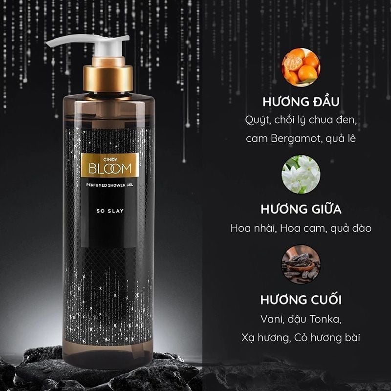Sữa Tắm Hương Nước Hoa Cindy Bloom Shower Gel 640g