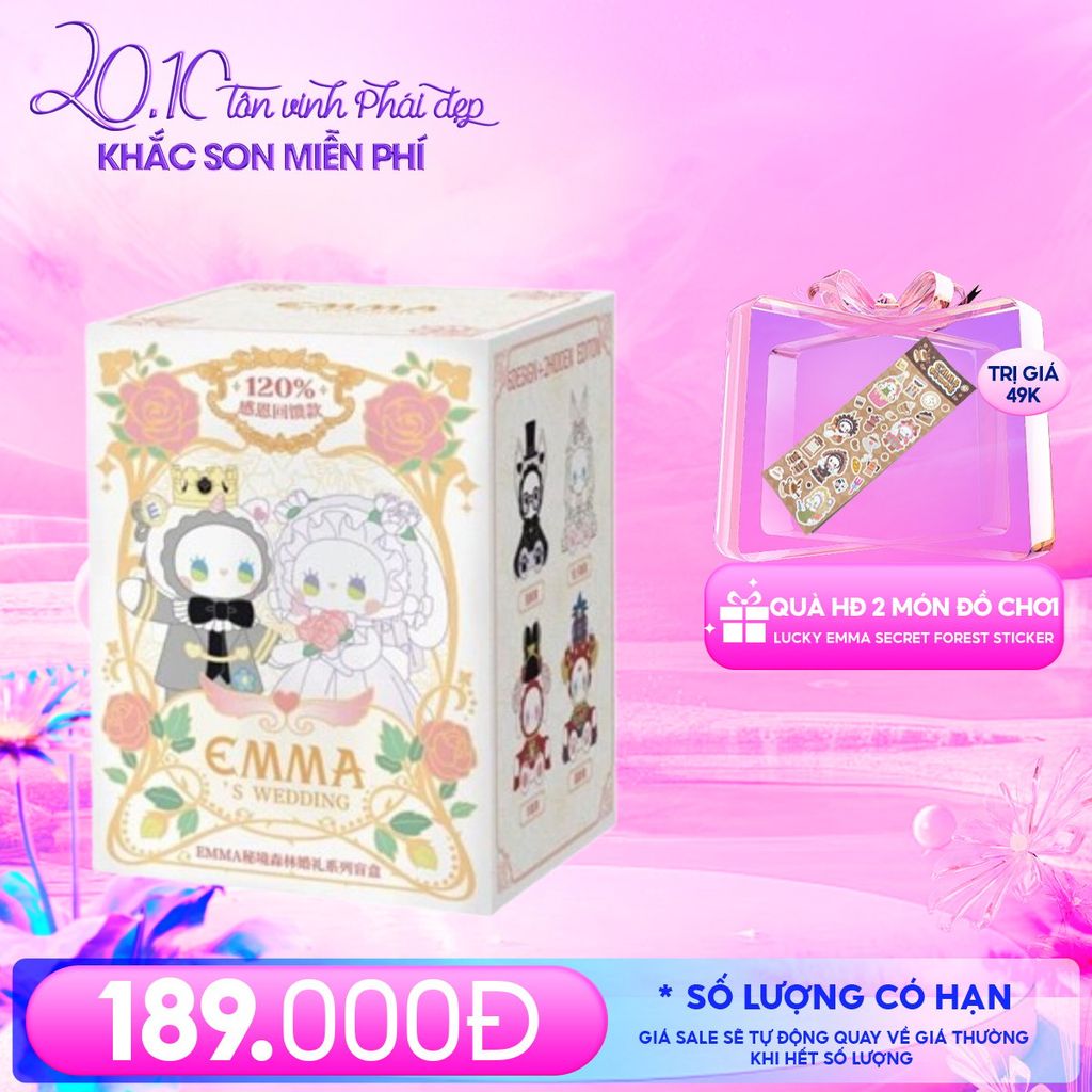 Mô Hình Đồ Chơi Lucky Emma Forest Wedding Party Blind Box - MJ-000038