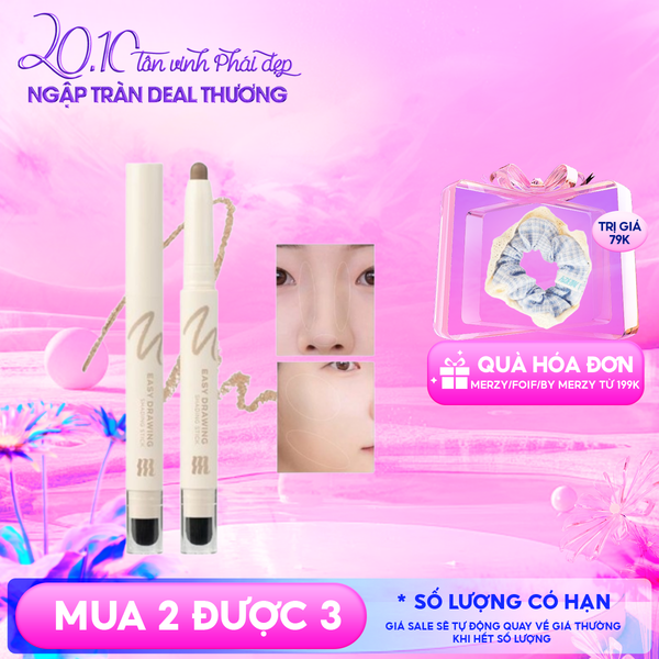 Bút Tạo Khối Hai Đầu Merzy Easy Drawing Shading Stick 1.3g