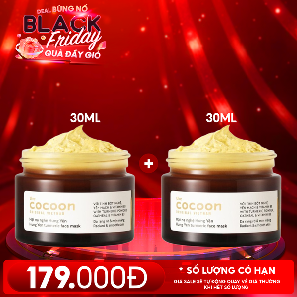 Mặt Nạ Rửa Cocoon Chiết Xuất Nghệ Hưng Yên Turmeric Face Mask